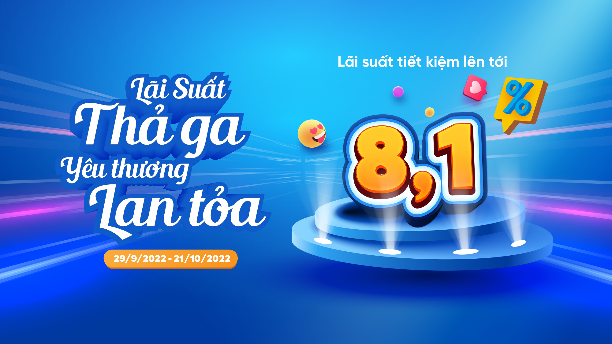 📢 LÃI SUẤT THẢ GA - YÊU THƯƠNG LAN TỎA 📢